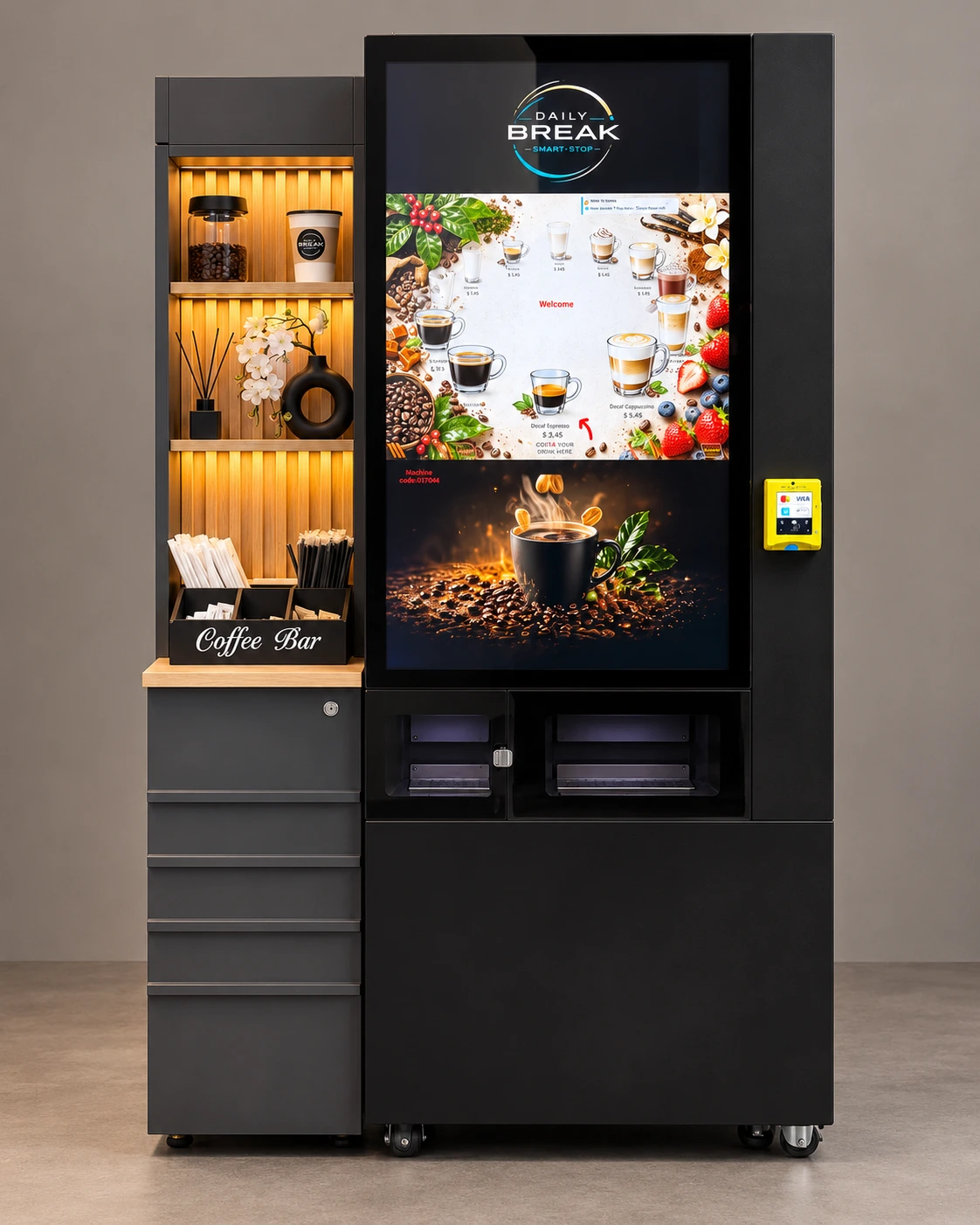 Coffee Vending Machine available for qualifying New Jersey locations
